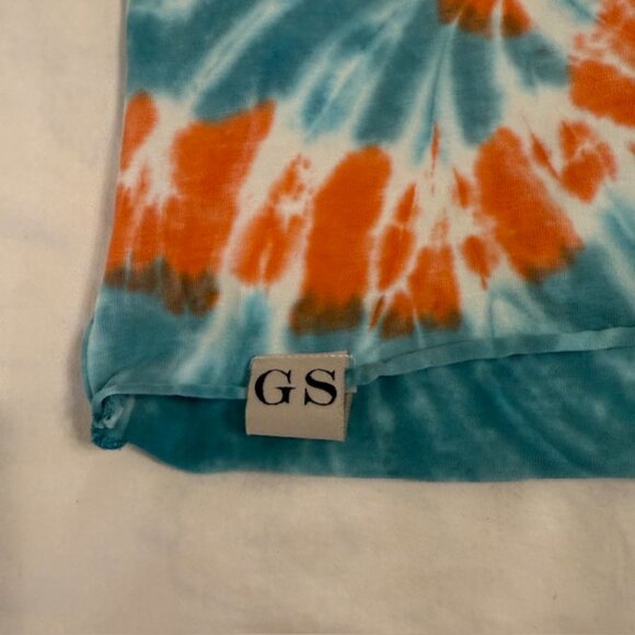 Grunt Style This We'll Defend Orange/Blue Tie Dye Women's T-Shirt | Size L - Picture 6 of 8